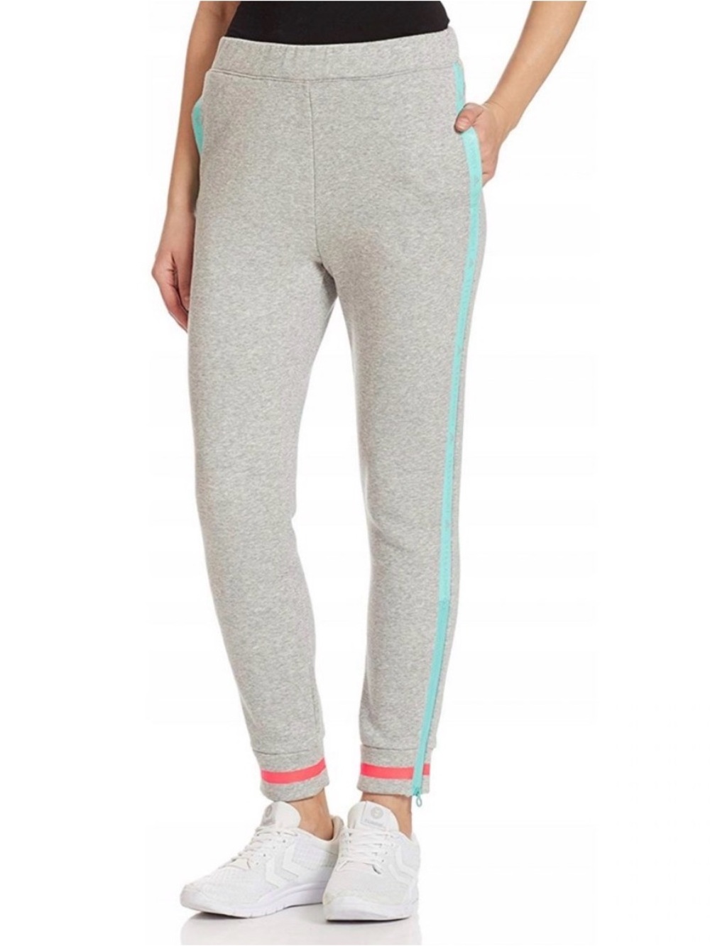 Adidas STELLASPORT x Stella McCartney Grey Zip Ankle Sweatpants